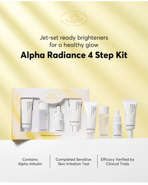 BANOBAGI Alpha Radiance 4 Step Kit for Travel or Trial