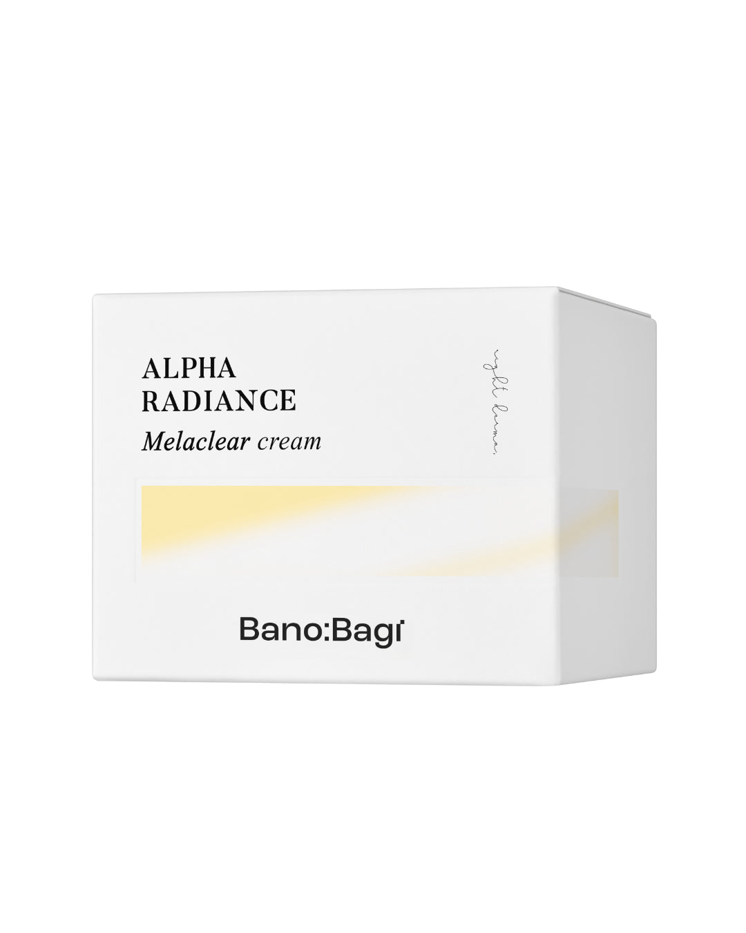 BANOBAGI Alpha Radiance Melaclear Cream 50ml tub