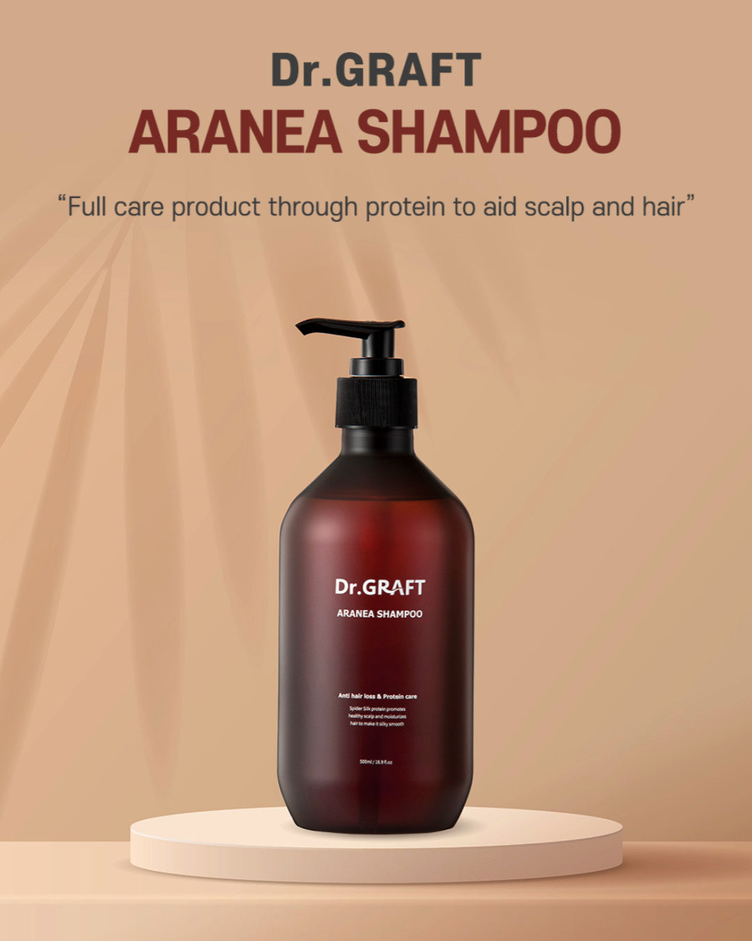 Dr. GRAFT Aranea Hair Loss Shampoo with Spider Silk Protein 500ml
