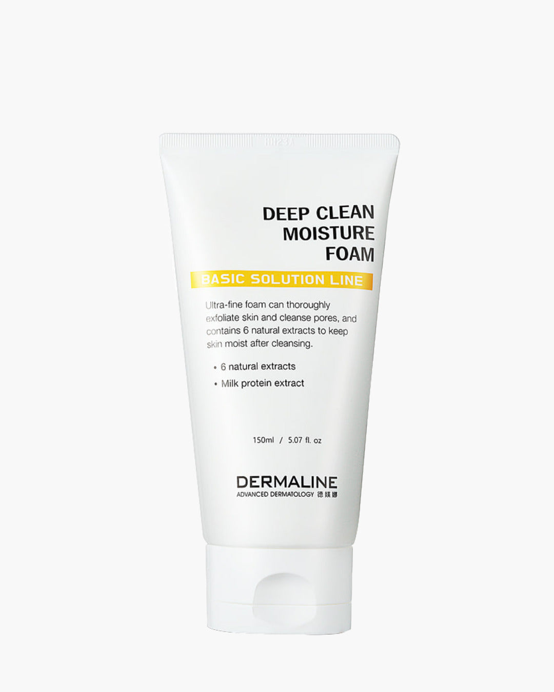 Dermaline Deep Clean Moisture Foam 150g