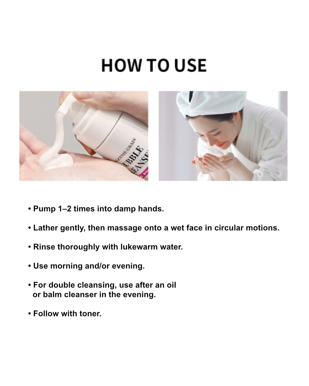 Dermaline Enzyme Grain Bubble Cleanser 160ml