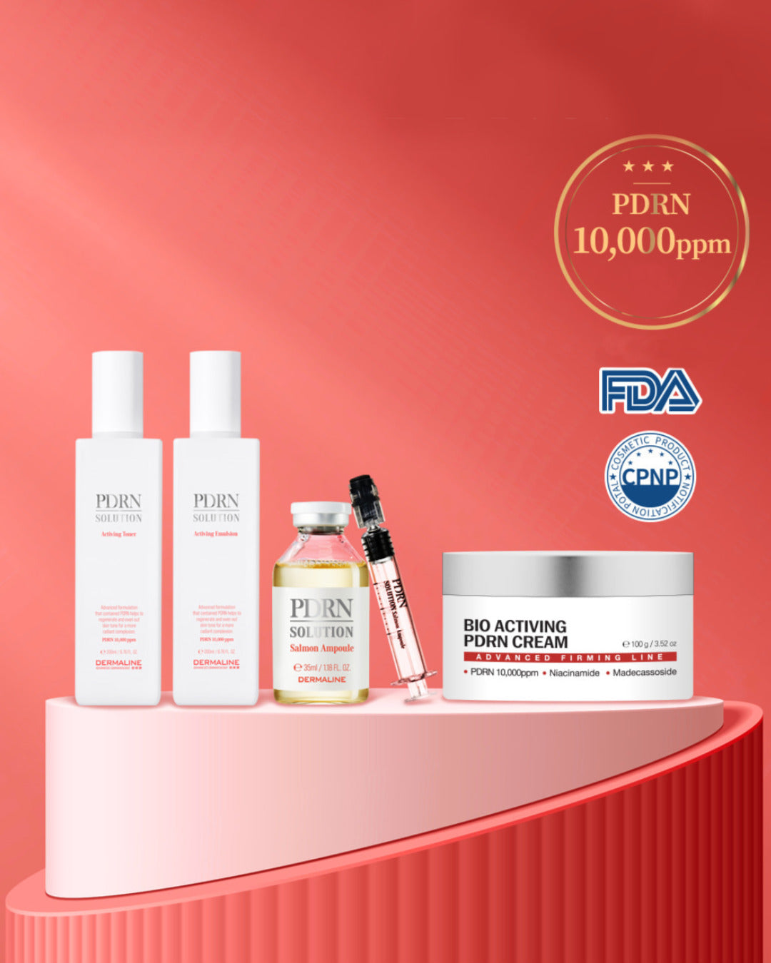 Dermaline PDRN Anti-Ageing 4-Piece Set
