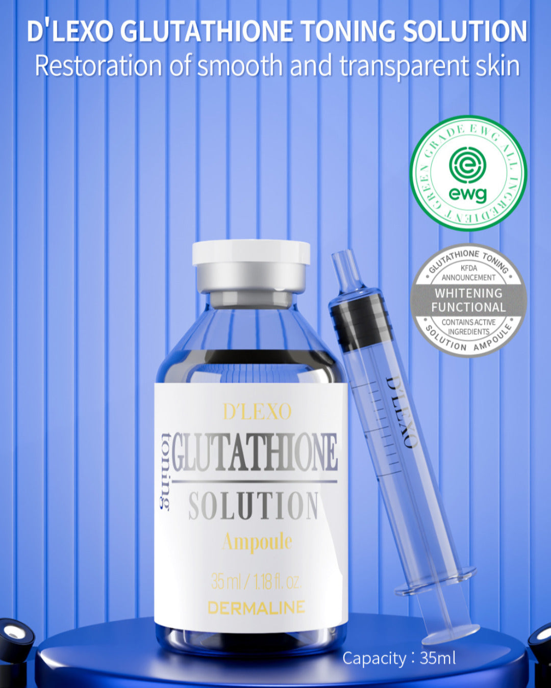 D'LEXO Glutathione Toning Solution Ampoule 35ml
