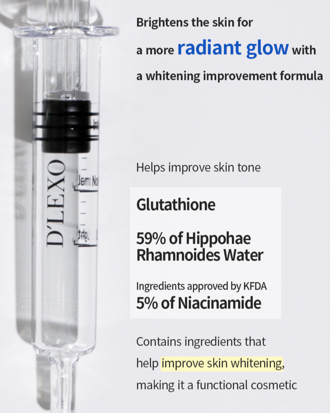 D'LEXO Glutathione Toning Solution Ampoule 35ml