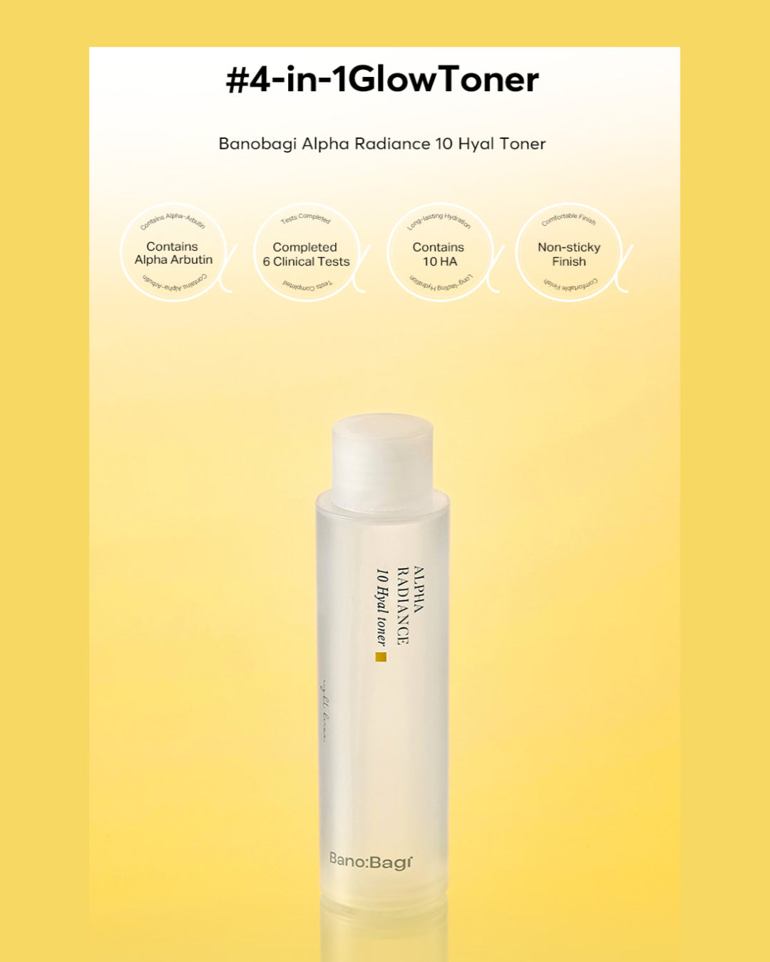 BANOBAGI Alpha Radiance 10 Hyal Toner 120ml