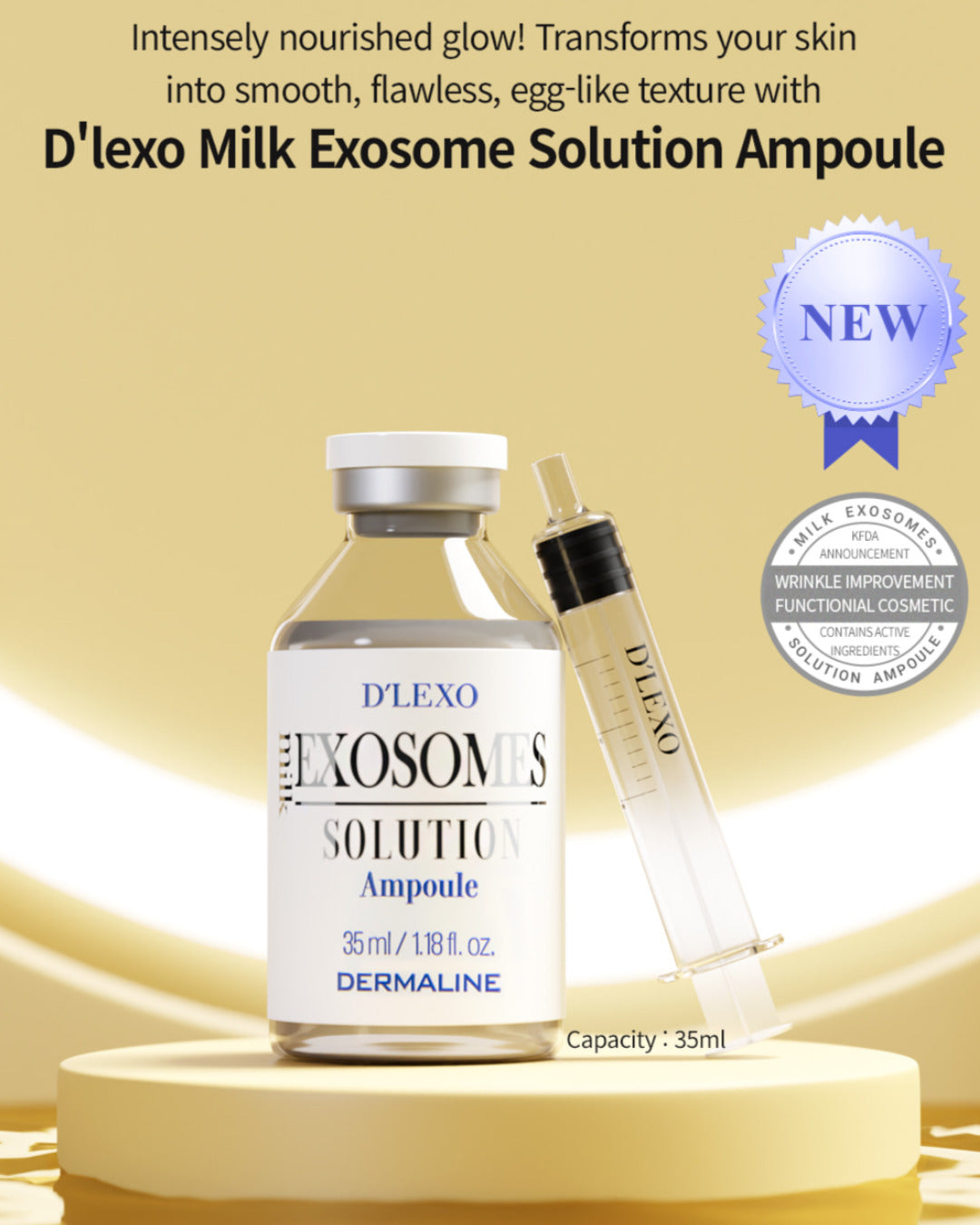 D'LEXO Milk Exosome Solution Ampoule 35ml
