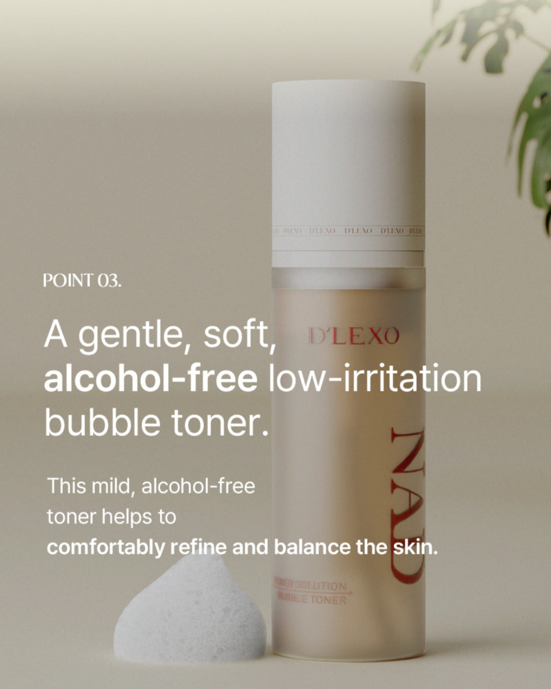 D'LEXO NAD Power Solution Bubble Toner 200ml