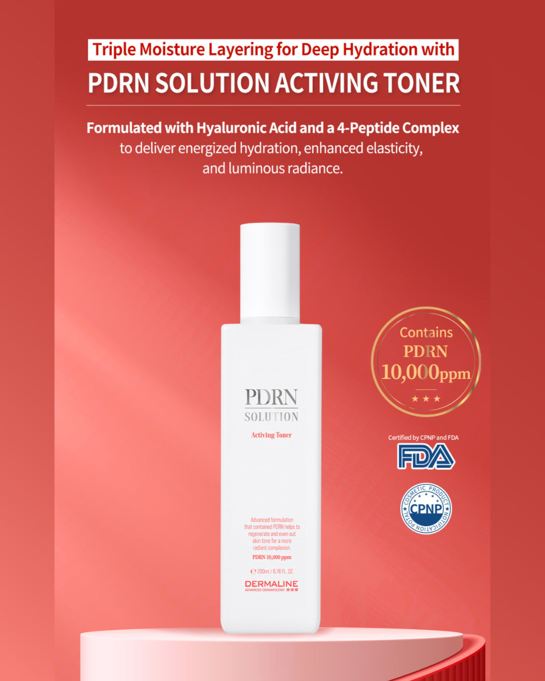 Dermaline PDRN Anti-Ageing 4-Piece Set