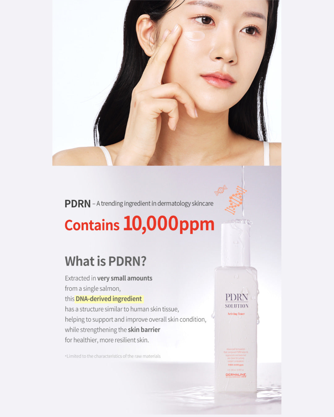 Dermaline PDRN Solution Activating Toner 200ml