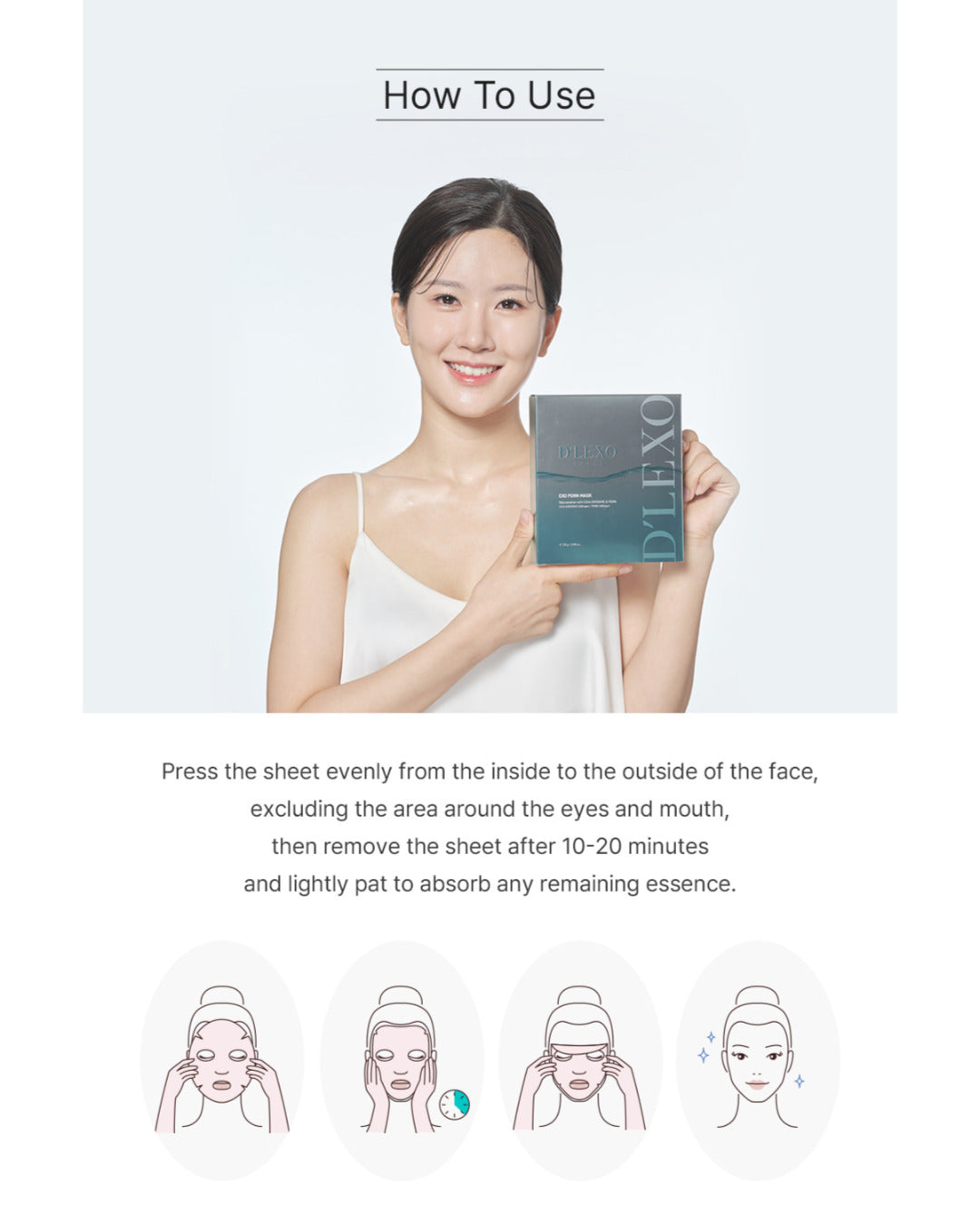 EXO PDRN sheet mask pack 28g x 10