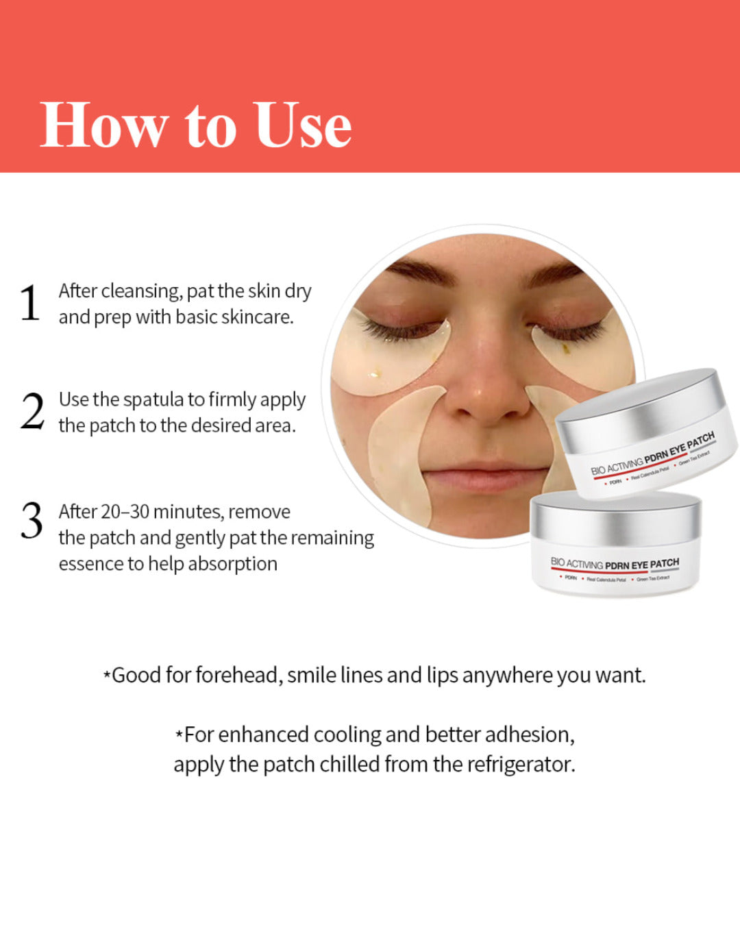 Dermaline Bio Activing PDRN Eye Patch 1.4g x 60ea