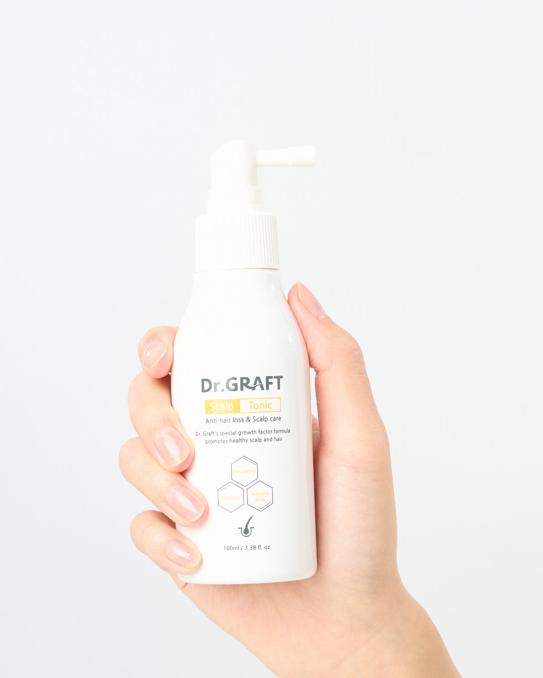 Dr.GRAFT Scalp Tonic Spray 100ml — 10x Concentrated Growth Factor Scalp Tonic