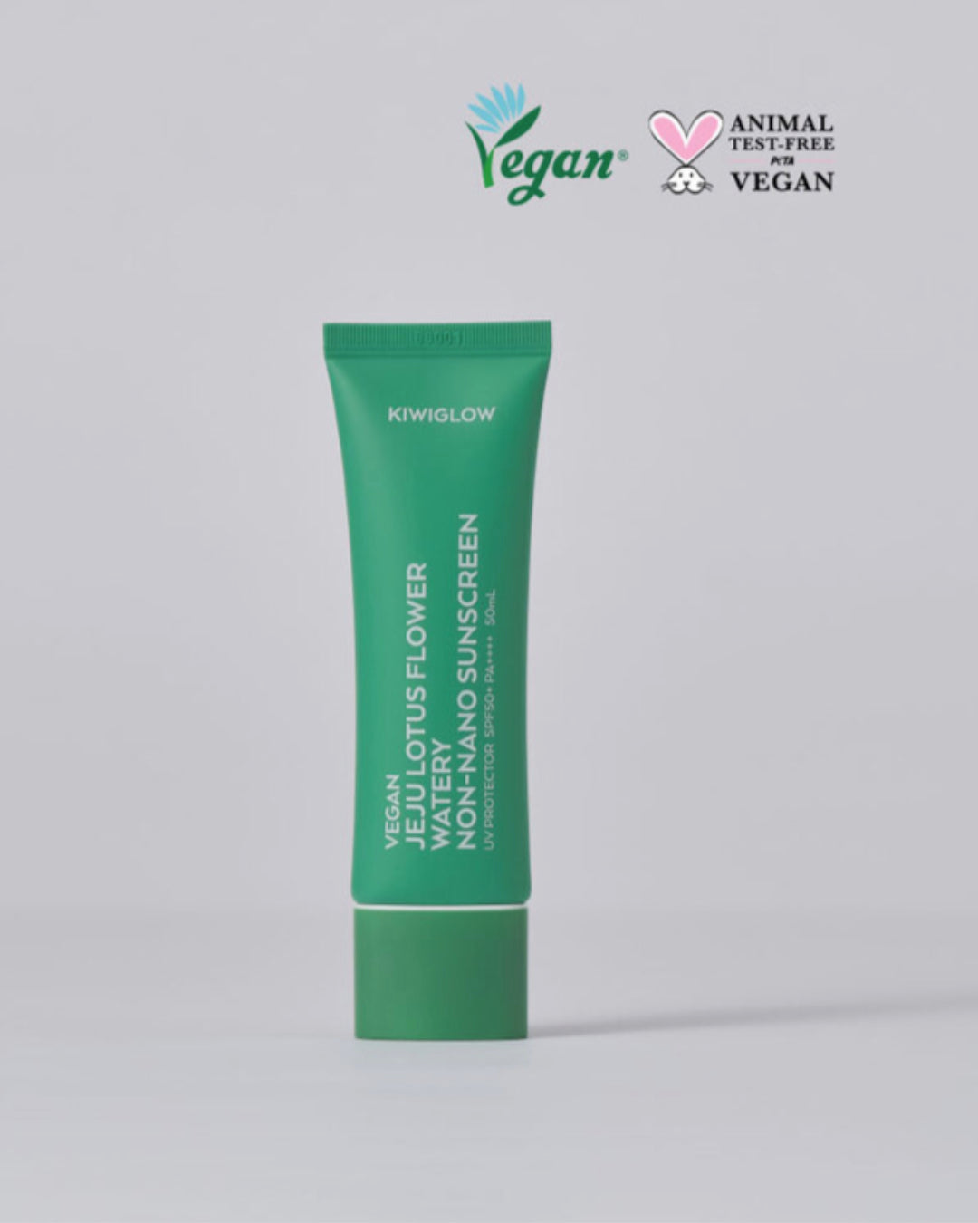 KIWIGLOW Vegan Jeju Lotus Watery Non-Nano Sunscreen SPF50+ PA++++
